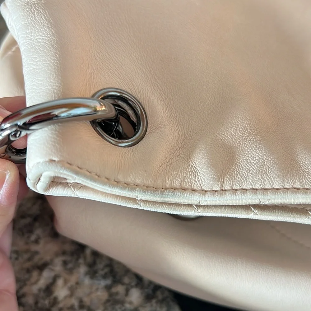 CHANEL lambskin beige